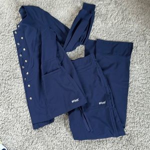 Navy scrubs set XS/S
